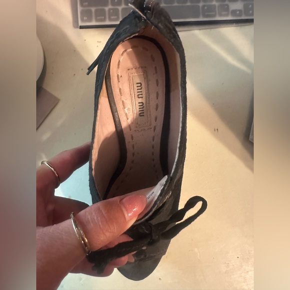 Authentic Mui Mui wedge Booties - Picture 4 of 5